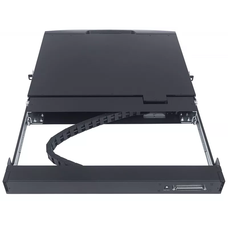 Intellinet 508025 plaukta konsole 43,2 cm (17 collas) 1280 x 1024 pikseļi Melna 1U