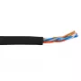 Patch vads ACT CAT5E U/UTP daudzdzīslu melns 305 m