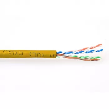 ACT CAT6 U/UTP savītais vada dzeltenā krāsā 305 m