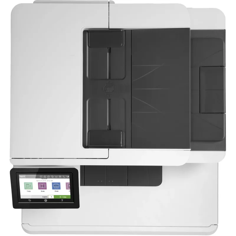 HP Color LaserJet Pro MFP M479fdw, drukāšana, kopēšana, skenēšana, faksēšana, e-pasts, skenēšana uz e-pastu/PDF; abpusējā drukāšana; 50 lapu nesašķobīts ADF