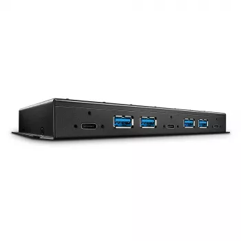 Lindy 7 Portu USB 3.2 Gen 2 metāla centrālmezgls