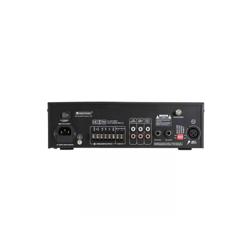 Audio pastiprinātājs Omnitronic 80709607 Performance/skatuvei melns