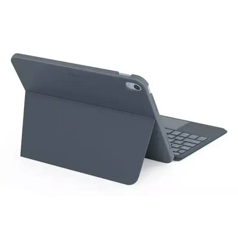 Epico tastatūras apvalks ar apgaismojumu 43811101300017 iPad 10.2, pelēks