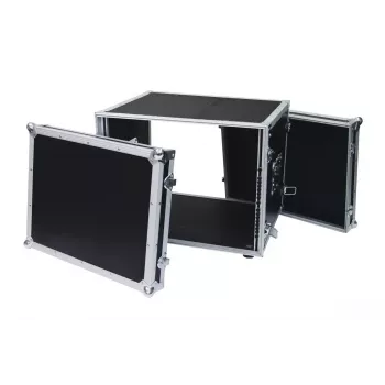 Flight case Roadinger 30107260 MDF melns sudrabains 9,7 kg