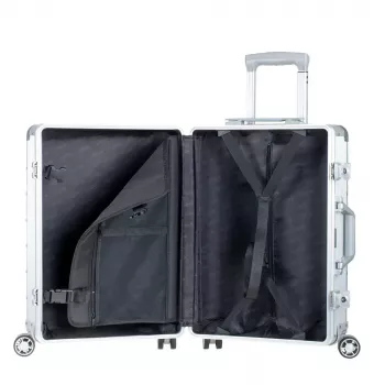 Trolley Alumaxx ORBIT Hard shell Silver Aluminium