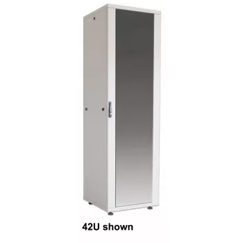 Intellinet 19 collu tīkla skapis – brīvi stāvošs (Basic), 42U, 600x800 mm (platums x dziļums), pelēks, plakanā iepakojumā, maks. 600 kg, vienpunkta durvju slēdzene, viena slēdzene katram sānu panelim, izmantojamais dziļums 123 līdz 573 mm, statīvs, IP20 novērtējums, tērauds