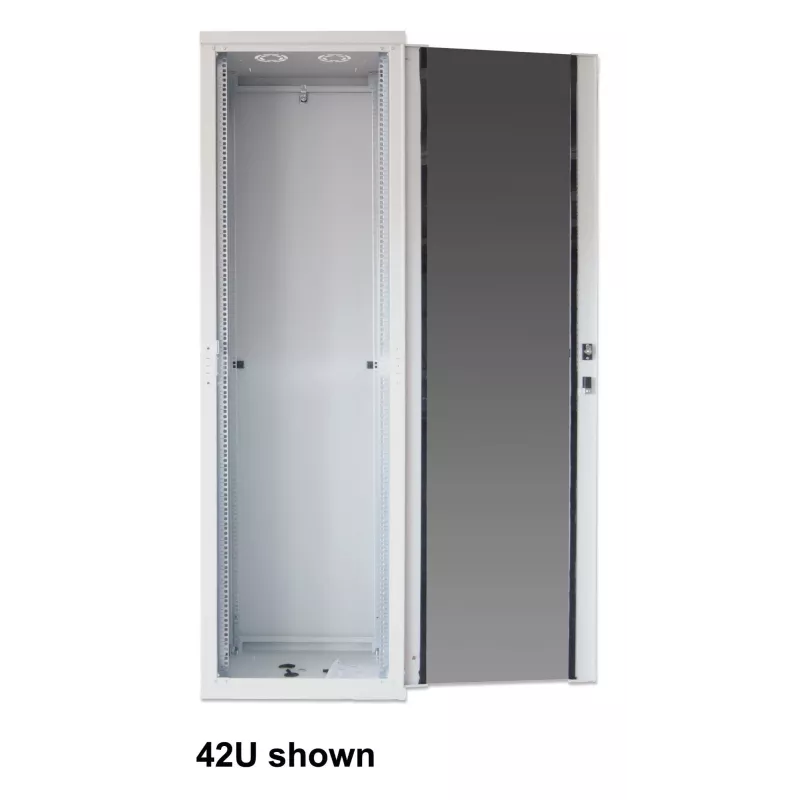 Intellinet 19 collu tīkla skapis – brīvi stāvošs (Basic), 42U, 600x800 mm (platums x dziļums), pelēks, plakanā iepakojumā, maks. 600 kg, vienpunkta durvju slēdzene, viena slēdzene katram sānu panelim, izmantojamais dziļums 123 līdz 573 mm, statīvs, IP20 novērtējums, tērauds