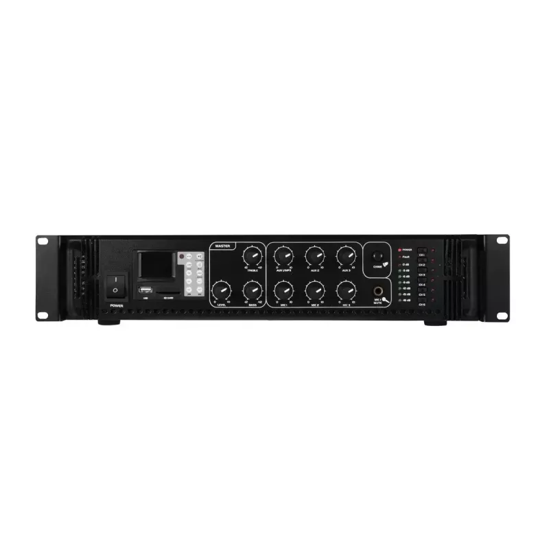 Audio pastiprinātājs Omnitronic 80709755 Performance/skatuve Melns