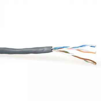 Kabelis ACT CAT5E U/UTP PVC ciets pelēks 500 m