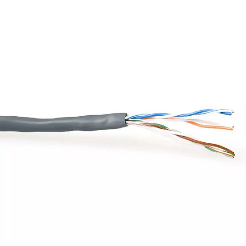 Kabelis ACT CAT5E U/UTP PVC ciets pelēks 500 m