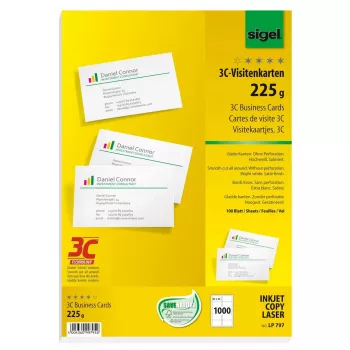 Vizītkaršu papīrs Sigel LP797