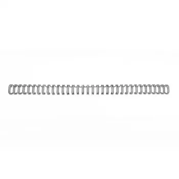 GBC Wire spines 3:1 NO7 11mm A4, melna, 3 loksnes, metāls, A4, 1.1 cm, 318 mm