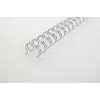GBC WireBind iesiešanas stieples 3:1 Nr.3 5mm sudraba (100), Sudraba, 250 lapas, Metāls, A4, 379 g, 320 mm