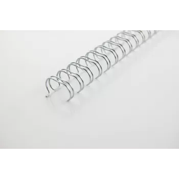 GBC WireBind iesiešanas stieples 3:1 Nr.3 5mm sudraba (100), Sudraba, 250 lapas, Metāls, A4, 379 g, 320 mm