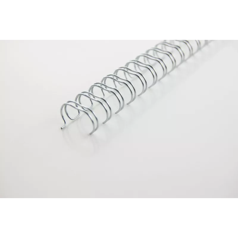 GBC WireBind iesiešanas stieples 3:1 Nr.3 5mm sudraba (100), Sudraba, 250 lapas, Metāls, A4, 379 g, 320 mm