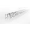GBC WireBind iesiešanas stieples 3:1 Nr.3 5mm sudraba (100), Sudraba, 250 lapas, Metāls, A4, 379 g, 320 mm