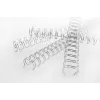 GBC WireBind iesiešanas stieples 3:1 Nr.3 5mm sudraba (100), Sudraba, 250 lapas, Metāls, A4, 379 g, 320 mm