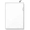 Rexel Embossed A4 L Folder Clear (100), A4, Polipropilēns (PP), Caurspīdīgs, 100 gab., 221 mm, 311 mm