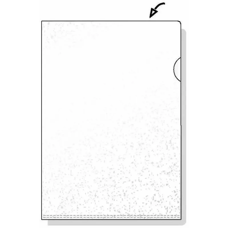 Rexel Embossed A4 L Folder Clear (100), A4, Polipropilēns (PP), Caurspīdīgs, 100 gab., 221 mm, 311 mm