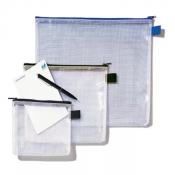 Rexel sieta soma ar melnu rāvējslēdzēju A5, PVC, 31 g, melna, caurspīdīga