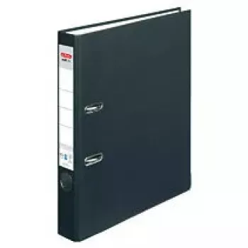 Rievu mape Herlitz 10841625 A4, melna
