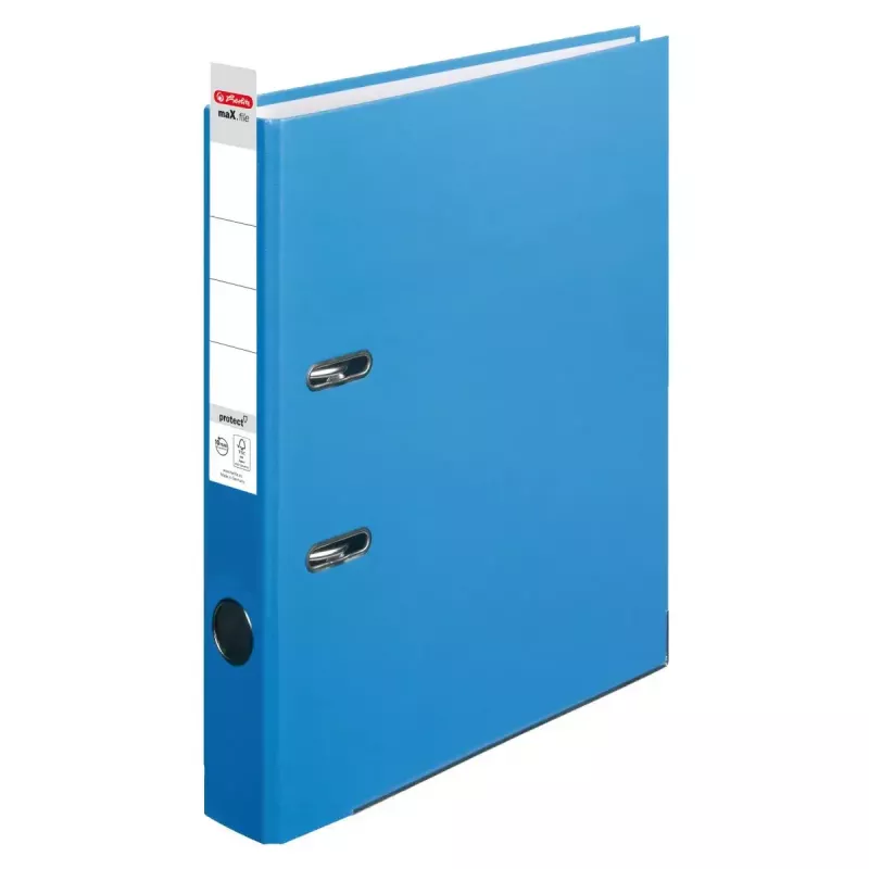 Gredzenu mape Herlitz maX.file A4 zila