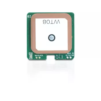 GPS uztvērēja modulis Navilock NL-650ERS — seriālā saskarne, 50 kanāli, -160 dBmW jutība, 5 V, 30×30×7,9 mm