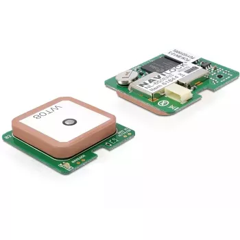 GPS uztvērēja modulis Navilock NL-650ERS — seriālā saskarne, 50 kanāli, -160 dBmW jutība, 5 V, 30×30×7,9 mm