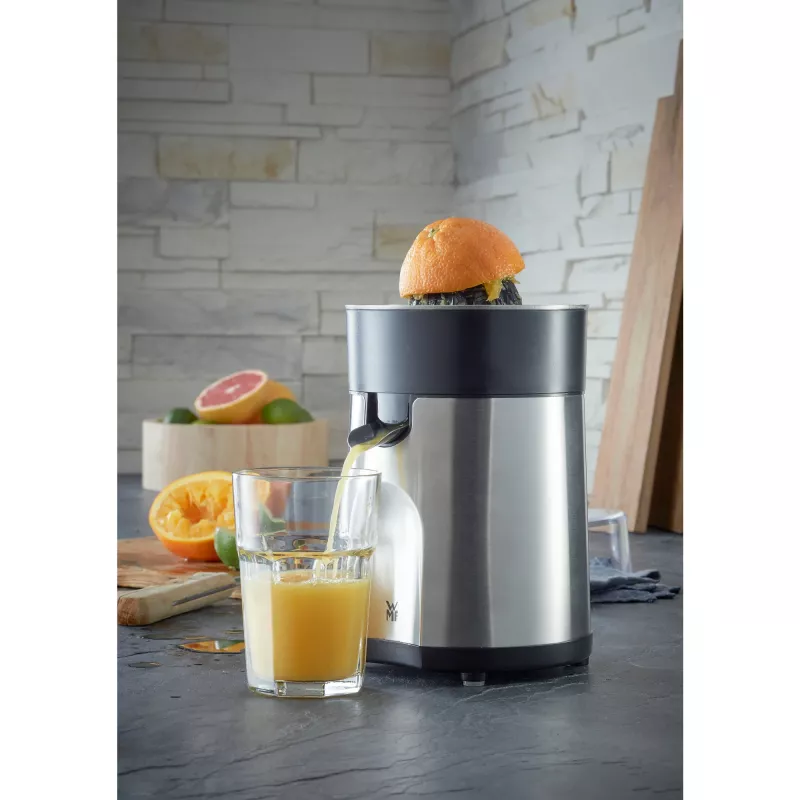 WMF Stelio 04.1603.0012 elektriskā citrusu spiede 85 W Melna, Metāliska