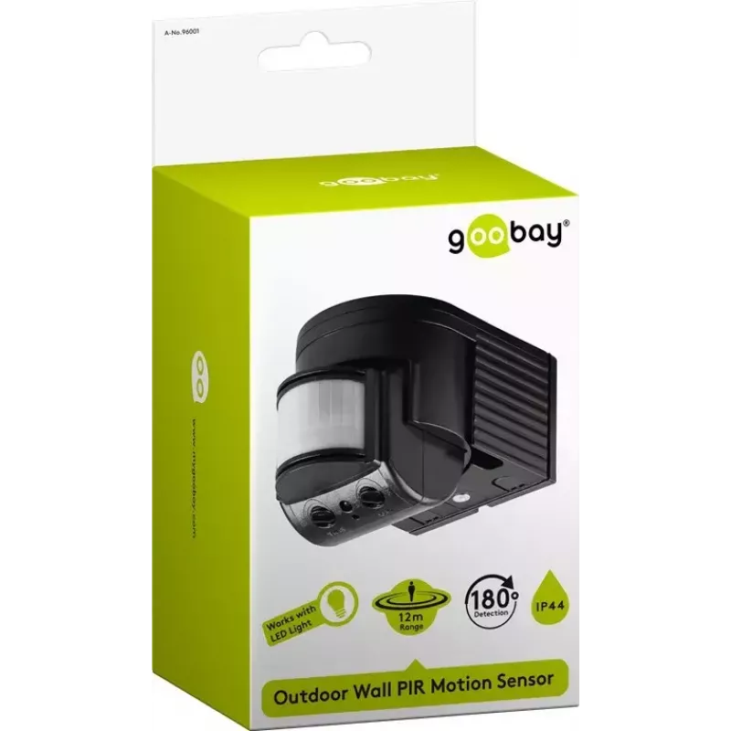 Sienas sensors Goobay melns 96001