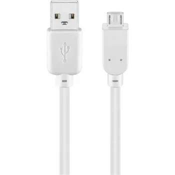 USB 2.0 Hi-Speed kabelis Goobay 96193 1m Balts