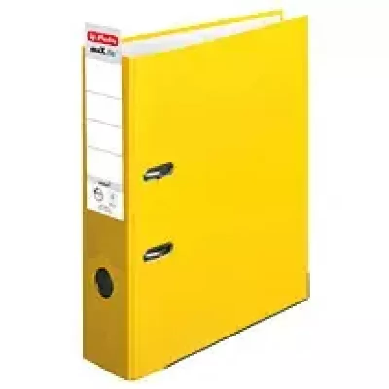 Gredzenu mape Herlitz 05481304 A4 Dzeltena