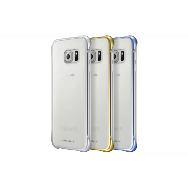 Samsung EF-QG920B mobilā tālruņa vāciņš, zils, caurspīdīgs
