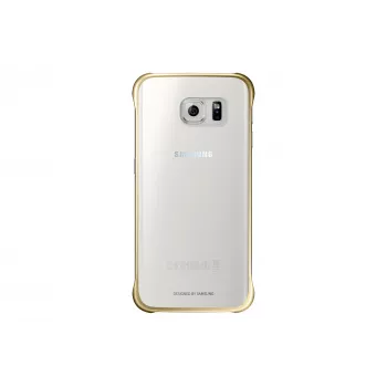 Samsung EF-QG925B mobilā tālruņa vāciņš, apvalks Zelts, Caurspīdīgs
