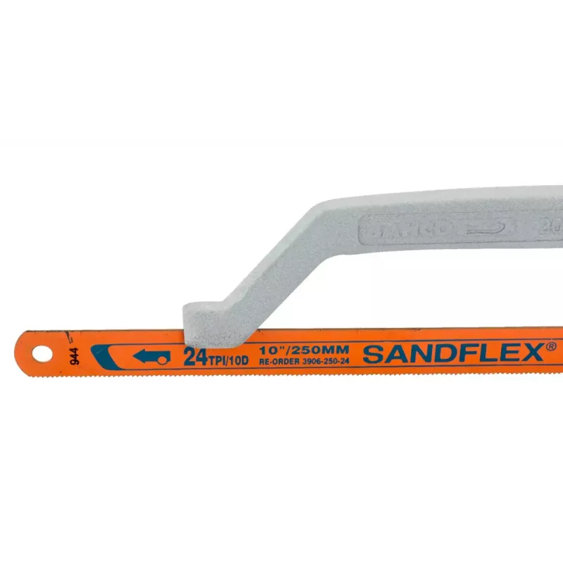 Hacksaw Bahco 208 25 cm pelēka oranža