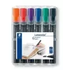 Pastāvīgais marķieris Staedtler Lumocolor 352 apaļais uzgalis 6 gab.