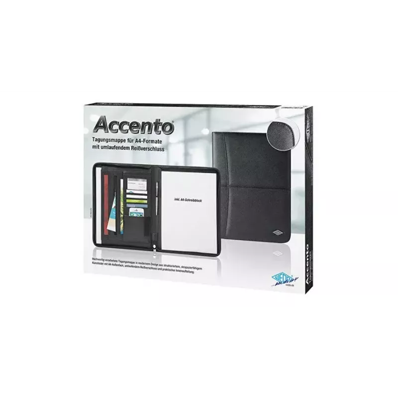 Personālais organizators WEDO 58 64301, āda, melns