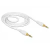 Audio kabelis DeLOCK 85548 1m 3.5mm balts