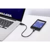 USB kabelis Renkforce RF-4463073 0,15 m USB A Micro-USB B Melns