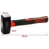 Smagais veseris KS Tools 142.5101 Tērauda galva Stikla šķiedras rokturis 26 cm 1.13 kg