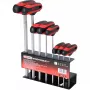 KS Tools 158.8130 ERGOTORQUEplus sešstūru atslēgu komplekts ar T veida rokturi, 8 daļas