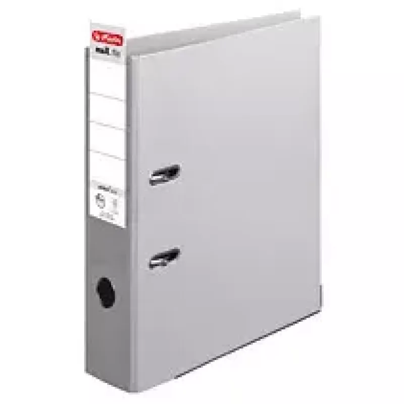 Riņķu mape Herlitz 10834372 A4 Pelēka
