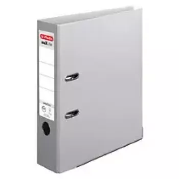 Riņķu mape Herlitz 10834372 A4 Pelēka
