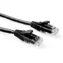 ACT melns 7 metru U/UTP CAT6 komutācijas vads ar aizsargājošiem savienotājiem un RJ45 spraudņiem