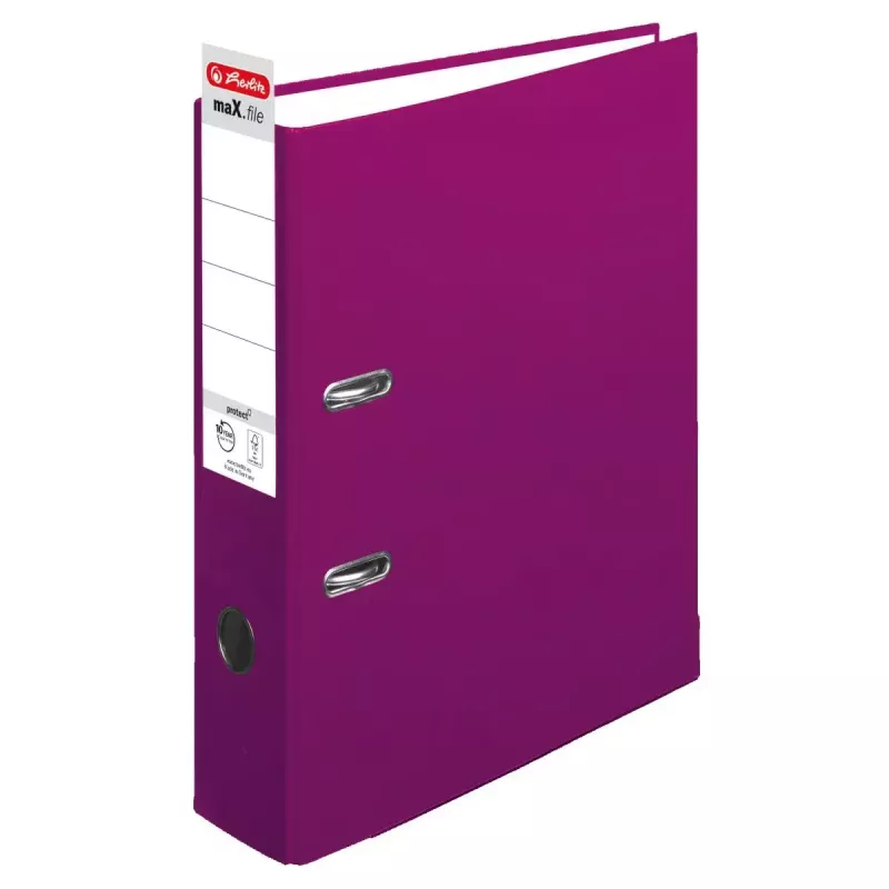 Herlitz maX.file gredzenu mape A4 Violeta D-gredzenu glabāšanai 50011858