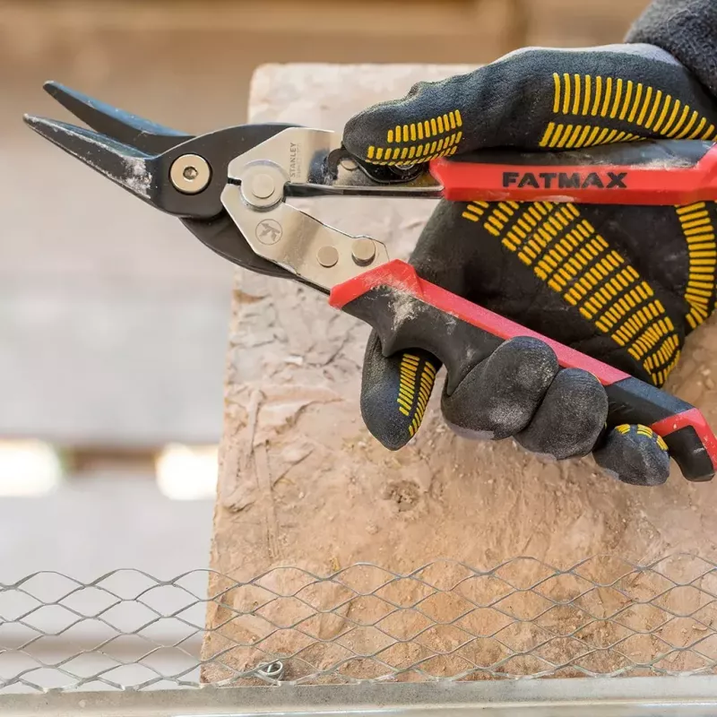 Aviācijas šķēres griešanai pa kreisi Stanley FATMAX 250mm