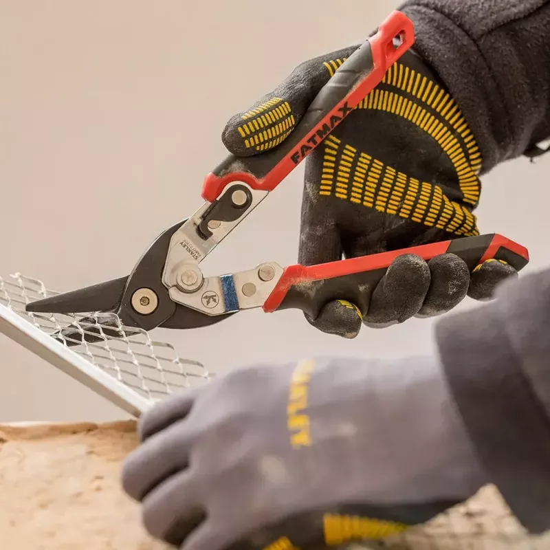 Aviācijas šķēres griešanai pa kreisi Stanley FATMAX 250mm