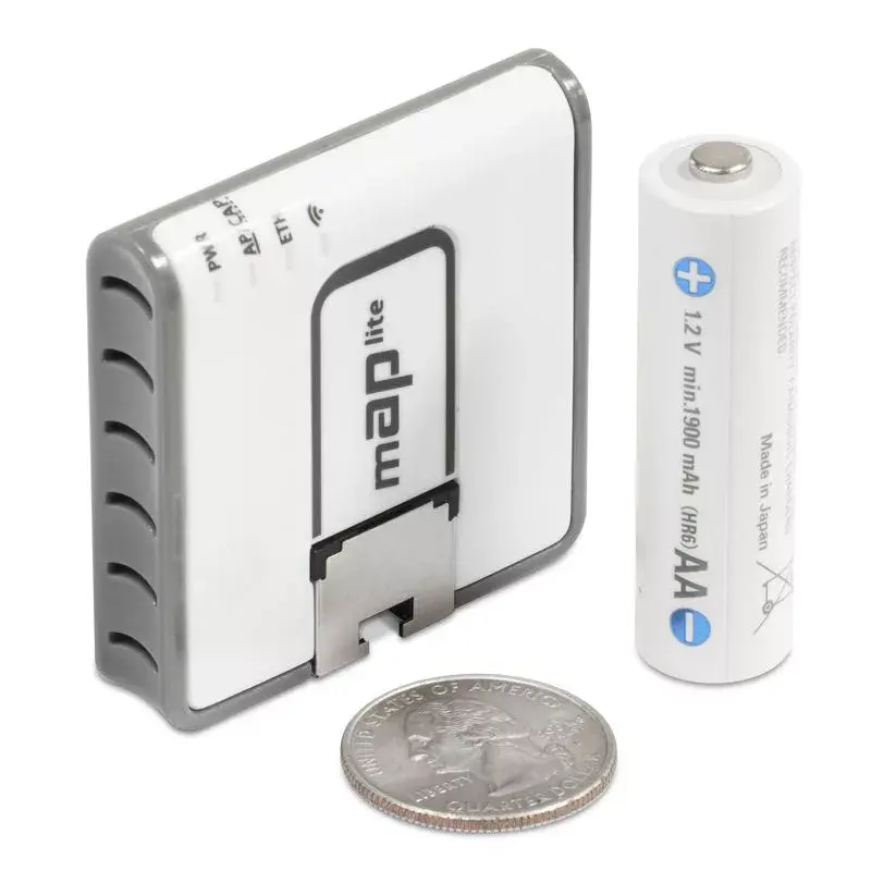 Mikrotik mAP lite, RBMAPL-2ND, 2,4 GHz, PoE, 10/100 Mbit/s, balta
