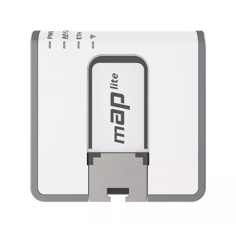 Mikrotik mAP lite, RBMAPL-2ND, 2,4 GHz, PoE, 10/100 Mbit/s, balta