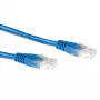 ACT Blue 3 meter U/UTP CAT6 komutācijas kabelis ar RJ45 savienotājiem